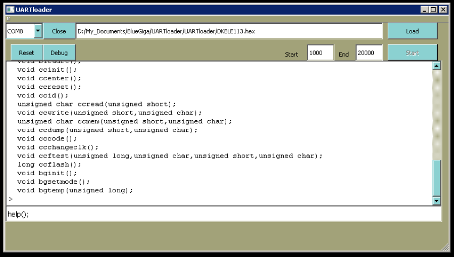 UARTloader Windows App