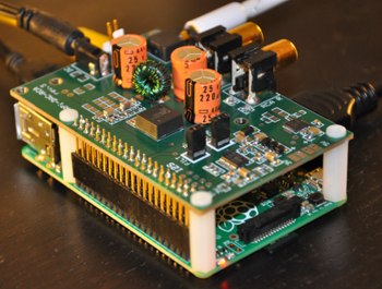 RPi-DAC-RCAplus assembled