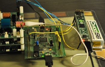 RPi-DAC with STMF4 Disco and FPGA