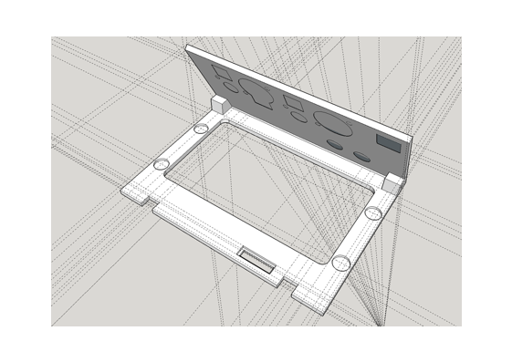 ETH enclosure top part